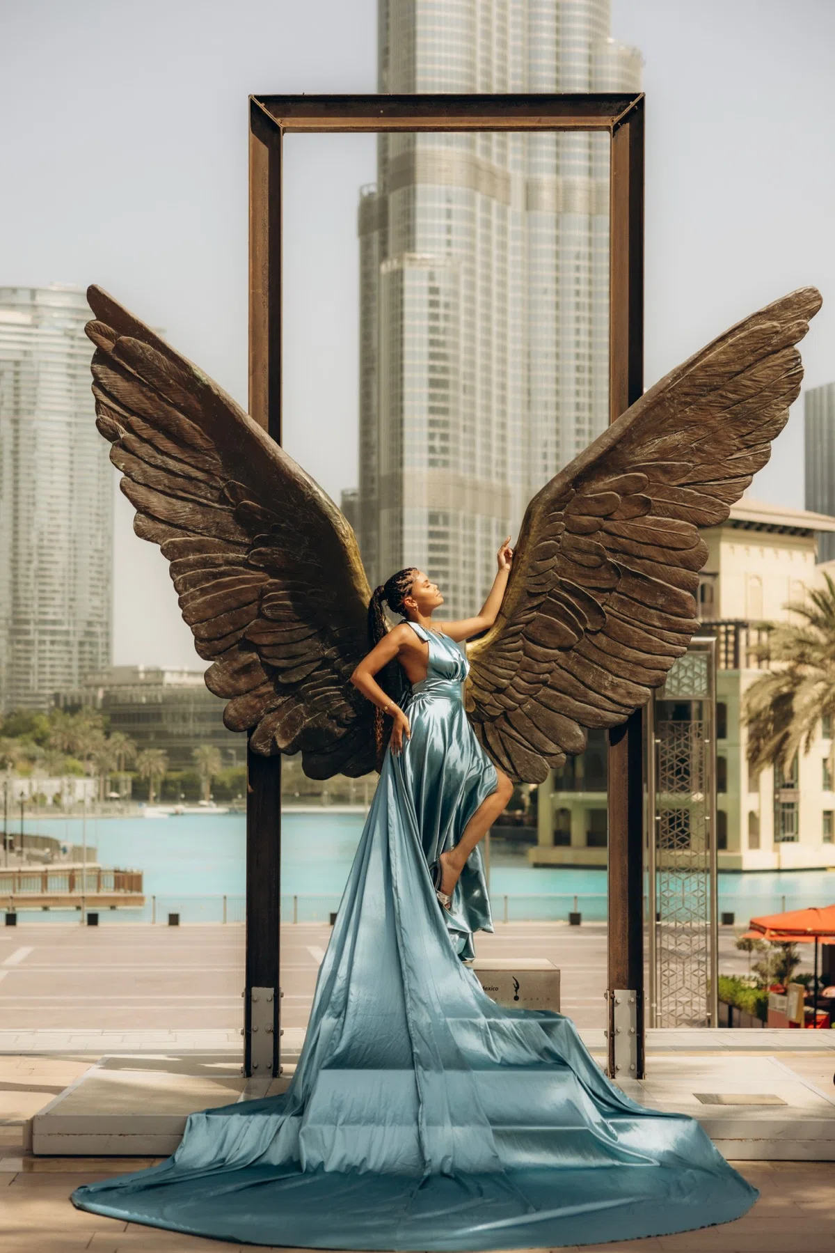 Single Flying Dress photography